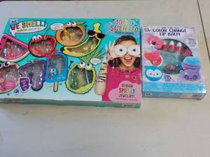 Scented Jewelry Kit and lip Balm...