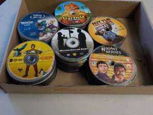 300 or so DVDs, CDs, Audio Books an...