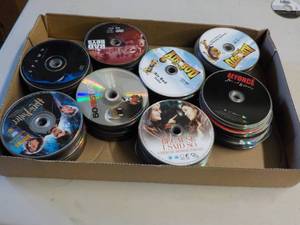 300 or so DVDs, CDs, Audio Books an...