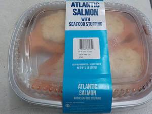 2 lb. Frozen pkg Atlantic Salmon wi...