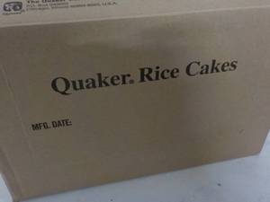 4 Cases Quaker Oats Rice Cakes 12 p...