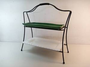 lot 213 image: Southern Living Home Red Mountain Iron and Ceramic Server