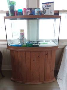 lot 234 image: 50 Gallon Aquarium & Supplies