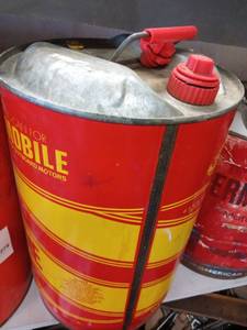 lot 278 image: Vintage 2-Cycle Mixing Can For Snowmobile