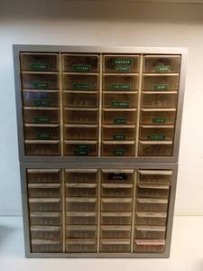 lot 293 image: 48 Drawer Organizer For Screws, Nuts, Bolts Ect.