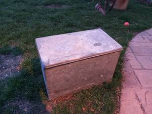 lot 298 image: Vintage Ewald Bros Aluminum Box