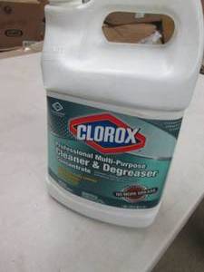 41 gallon bottles of clorox cleane...