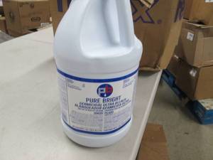 61 gallon jugs of pure bright germ...