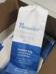 case of necessities bags ...
