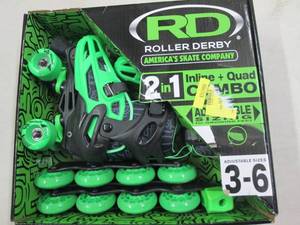 roller derby 2 in1 inline and quad ...