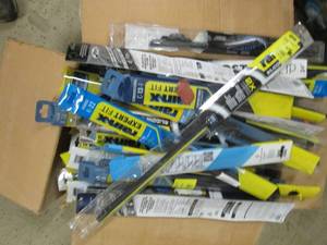 box of windshield wipers ...