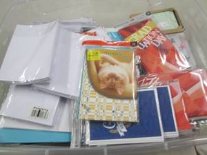 tote of thank you and graduation ca...