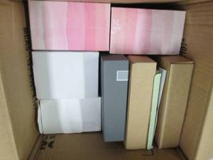 box of thank you cards ...
