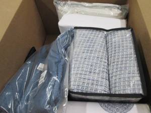 box of duvet covers...