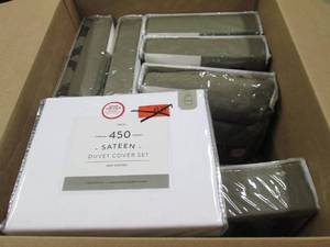 box of duvet covers and shams from ...