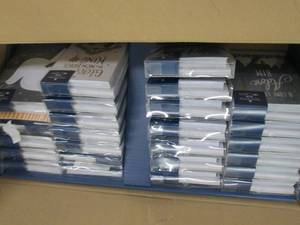 box of greeting cards ...