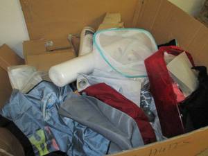 pallet gaylord bof full of misc ...