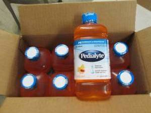 case of 833.8floz bottles of pedia...
