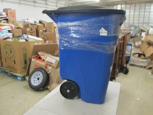 trash can missing wheel ...