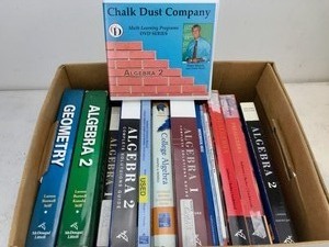Box of Books #3 - Algebra Text Books