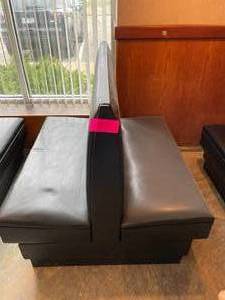 lot 15 image: Double Sided Restaurant Bench Seating.