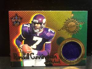 lot 23 image: Randall Cunningham Game Worn Jersey Card