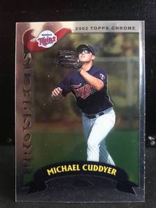 lot 25 image: Michael Cuddyer RC 2002 Topps Chrome