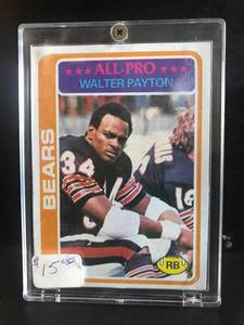 lot 38 image: Walter Payton 1978 Topps