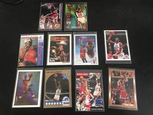 lot 57 image: 10 Different Michael Jordan Cards