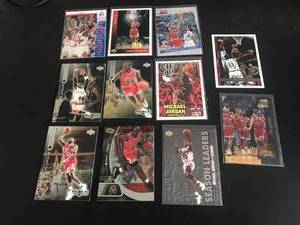 lot 59 image: 10 Different Michael Jordan Cards