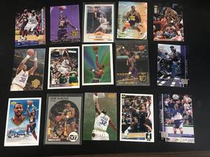lot 62 image: 15 Different Karl Malone Cards