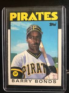 lot 73 image: Barry Bonds RC 1986 Topps Traded 11T