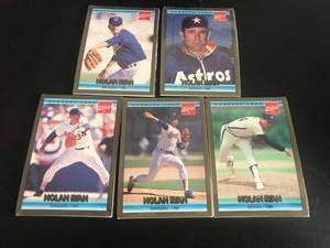 lot 92 image: 5 Sealed 1992 Donruss Coca-Cola Nolan Ryan Packs