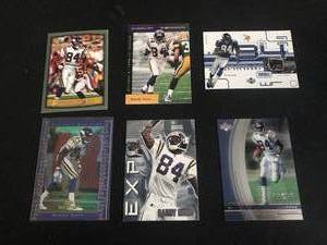 lot 96 image: 6 Different Randy Moss Cards