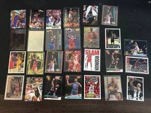lot 105 image: 25 Dennis Rodman Cards