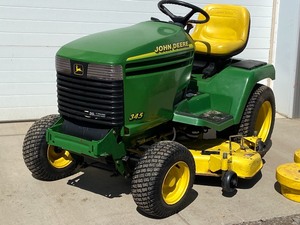 lot 3 image: John Deere 345 Lawn Tractor
