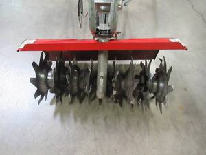 lot 20 image: Schiller Grounds Care Inc Mantis 4-Cycle Gas Powered Cultivator, Red 7940