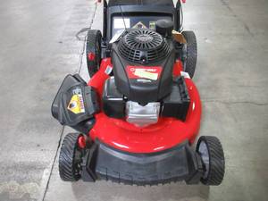 lot 22 image: Troy-Bilt 21 in. 160cc GVC160 Honda Gas 3-in-1 High Rear Wheel Walk Behind Push Mower with Tri-Action Cutting System TB160