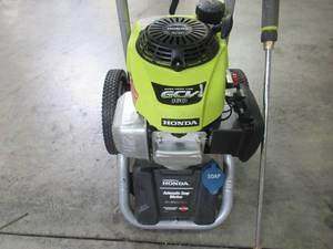 lot 44 image: Ryobi 3000-PSI 2.3-GPM Honda Gas Pressure Washer RY803001