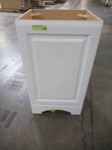 lot 203 image: Glacier Bay 18-12 in. W Vanity in White GB18P2-WH
