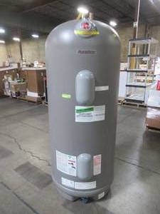 lot 212 image: Rheem Commercial Marathon 85 Gal. Lifetime 45004500-Watt Non-Metallic Electric Tank Water Heater MHD85245