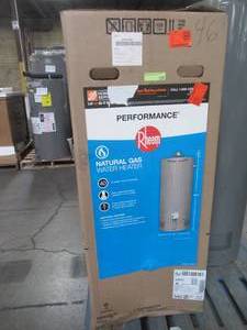 lot 217 image: Rheem Performance 40 Gal. Short 34,000 BTU Natural Gas Water Heater XG40S06EC34U0