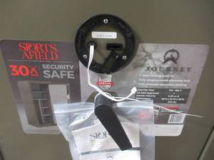 lot 221 image: Sports Afield Journey Series 30-Gun Non-Fire Rated Safe with Electronic Lock SA5524J