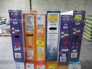 lot 2 image: UNTOUCHED Wholesale Pallet of 40 43 & 50 Smart Ultra HD TVs - $ 3,507.88 RETAIL VALUE