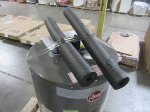 lot 302 image: Rheem Performance 50 Gal. Tall 45004500-Watt Elements Electric Tank Water Heater XE50T06ST45U1