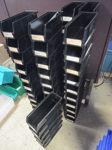 AKRO BINS, COLOR BLACK