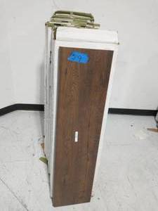 lot 59 image: 15 CAP A TREAD Auburn Scraped Oak 47 in. Length x 12-18 in. Deep x 1-1116 in. Height Laminate to Cover Stairs 1 in. Thick