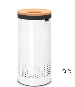 lot 24 image: BRABANTIA 9.2 Gal. Laundry Hamper (35L) with Cork Lid