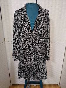 MKM Designs BlackWhite GeometricTop 3X