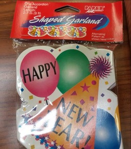 (120 ct.) 9 Happy New Year Shaped ...